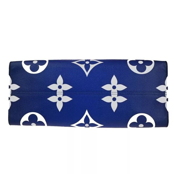 LOUIS VUITTON Onthego GM 2Way Hand Bag Monogram LV Escale Blue authentic - Picture 8 of 16